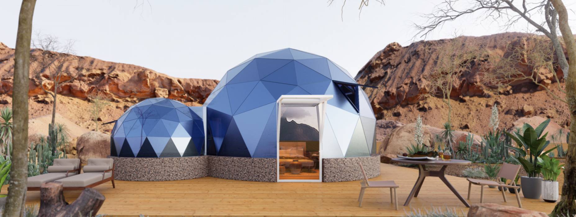 沅陵县球形智能光伏玻璃星空房